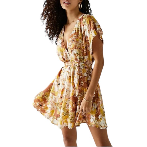 Free People Dresses & Skirts - New Women’s Free People Freddy Tie Mini Dress Size S